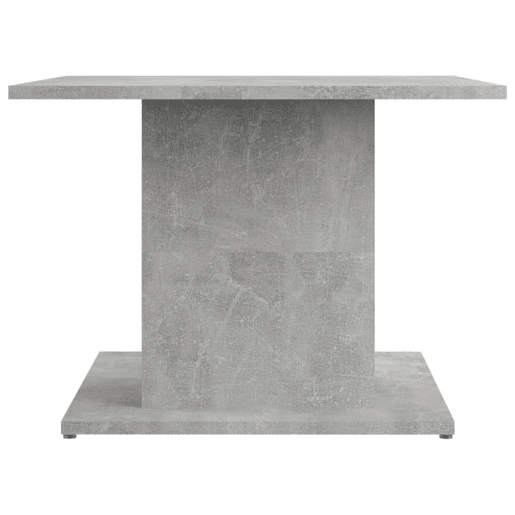 Mesa de Centro, Mesa baixa, 55,5x55,5x40 cm derivados madeira cinza-cimento