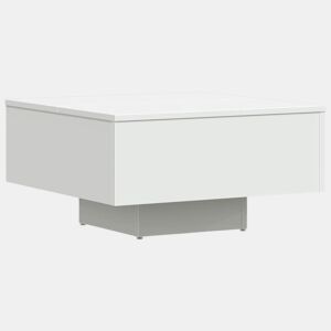 Mesa de Centro, Mesa baixa, 60x60x31,5 cm derivados de madeira branco