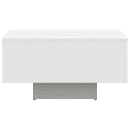 Mesa de Centro, Mesa baixa, 60x60x31,5 cm derivados de madeira branco
