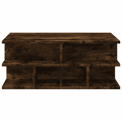 Mesa de Centro, Mesa baixa, 70x70x29 cm derivados de madeira carvalho fumado