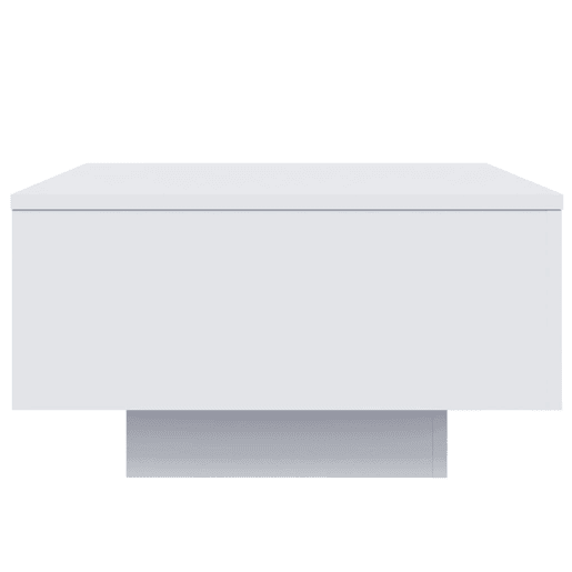 Mesa de Centro, Mesa baixa, 55x55x31 cm derivados de madeira branco