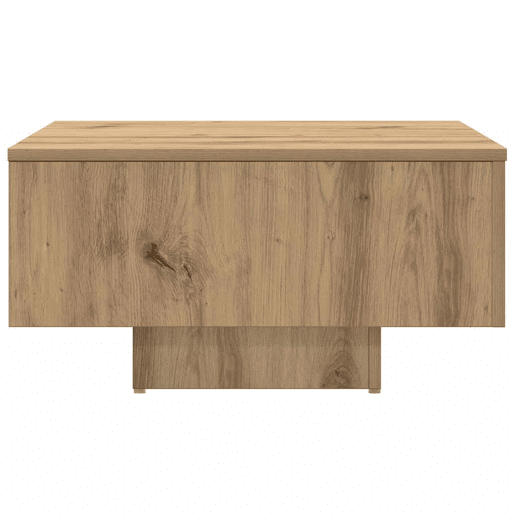 Mesa de Centro, Mesa baixa, 60x60x31,5cm derivados madeira carvalho castanho
