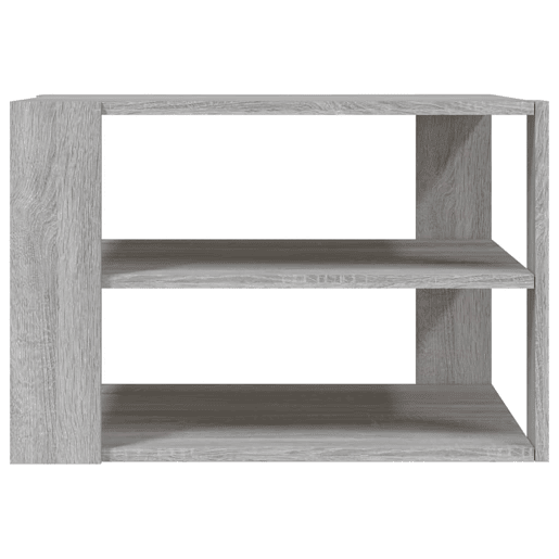 Mesa de Centro, Mesa baixa, 58x58x40 cm derivados madeira cinza sonoma