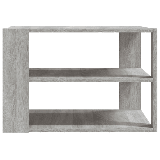 Mesa de Centro, Mesa baixa, 58x58x40 cm derivados madeira cinza sonoma