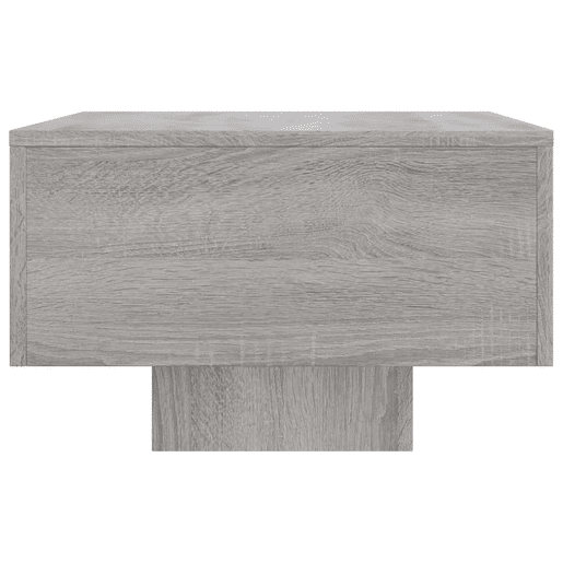 Mesa de Centro, Mesa baixa, 100x49,5x31 cm derivados de madeira cinza sonoma