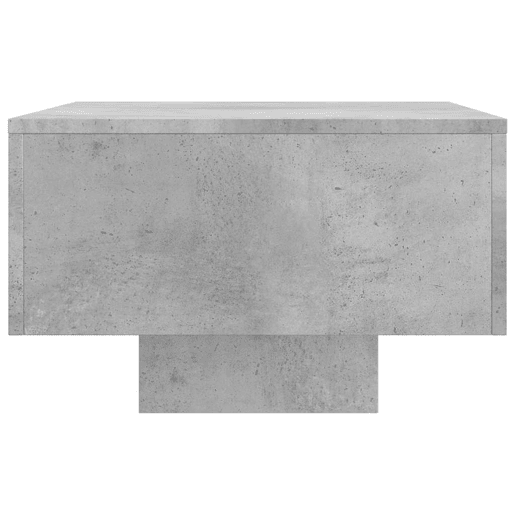 Mesa de Centro, Mesa baixa, 100x49,5x31cm derivados de madeira cinza cimento