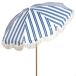 Aktive Sombrilla de playa 8 varillas con flecos Aktive Sombrilla de playa 8 varillas con flecos Azul