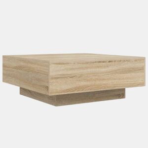 Mesa de Centro, Mesa baixa, 80x80x31 cm contraplacado carvalho sonoma
