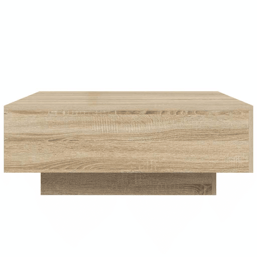 Mesa de Centro, Mesa baixa, 80x80x31 cm contraplacado carvalho sonoma