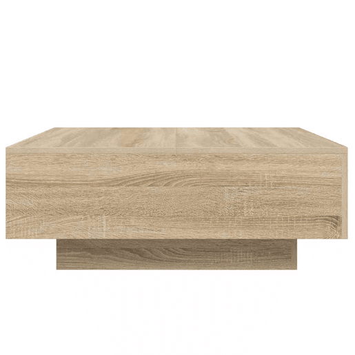 Mesa de Centro, Mesa baixa, 80x80x31 cm contraplacado carvalho sonoma