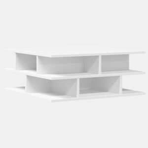 Mesa de Centro, Mesa baixa, 70x70x29 cm madeira processada branco