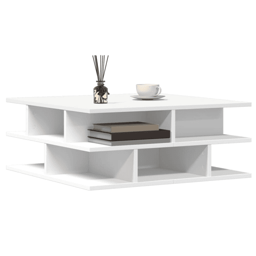 Mesa de Centro, Mesa baixa, 70x70x29 cm madeira processada branco Mesa de Centro, Mesa baixa, 70x70x29 cm madeira processada branco