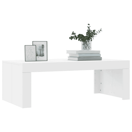 Mesa de Centro, Mesa baixa, 102x50x36 cm madeira processada branco Mesa de Centro, Mesa baixa, 102x50x36 cm madeira processada branco