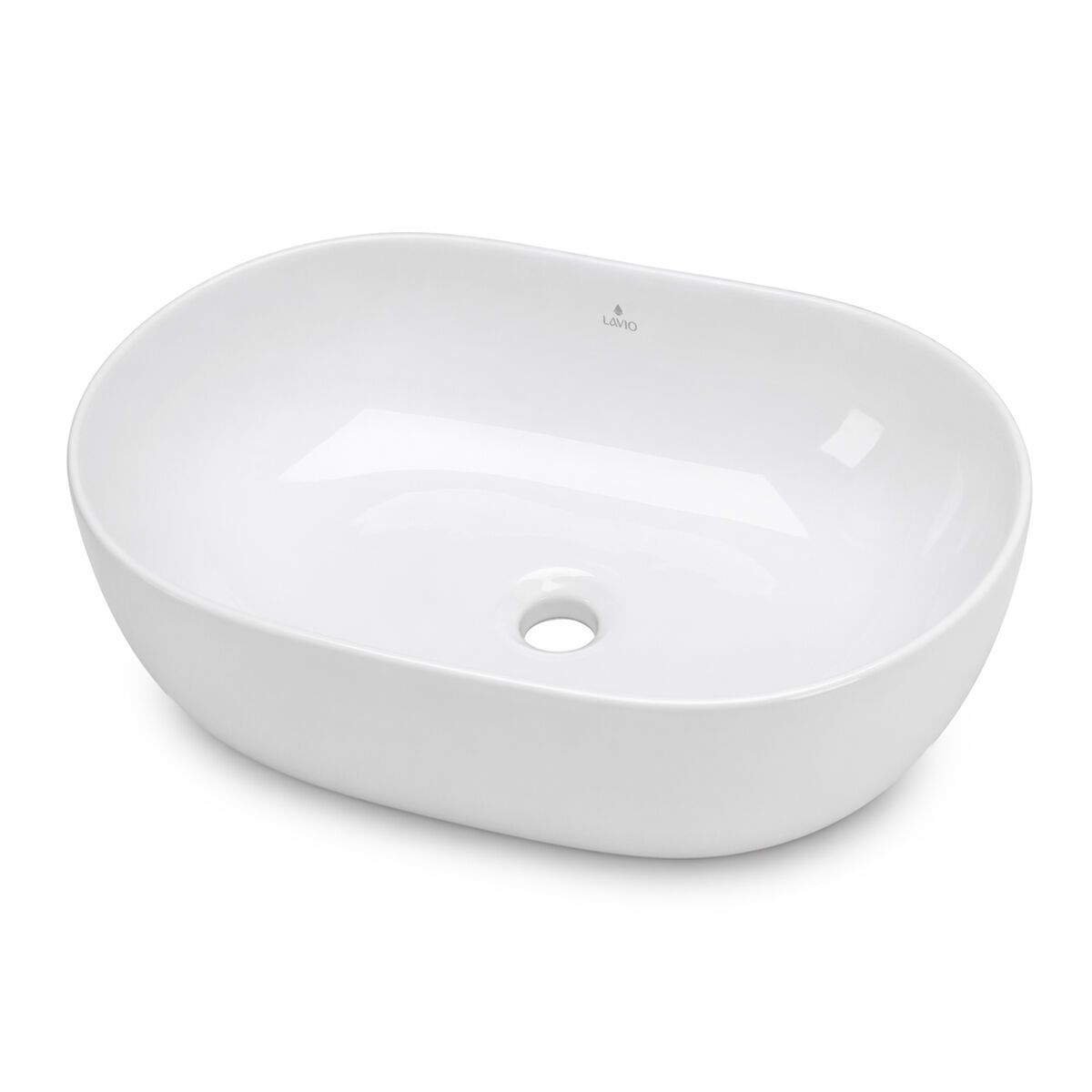 Lavabo sobre encimera ovalado ELIPSE cerámica