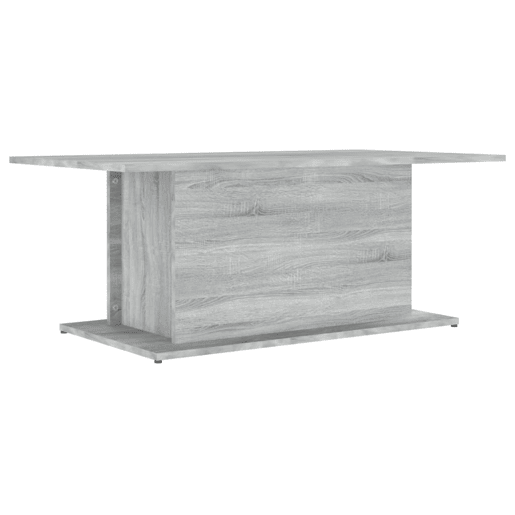 Mesa de Centro, Mesa baixa, 102x55,5x40 cm derivados de madeira cinza sonoma