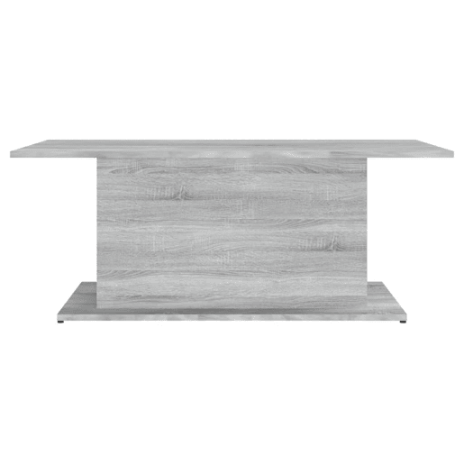 Mesa de Centro, Mesa baixa, 102x55,5x40 cm derivados de madeira cinza sonoma