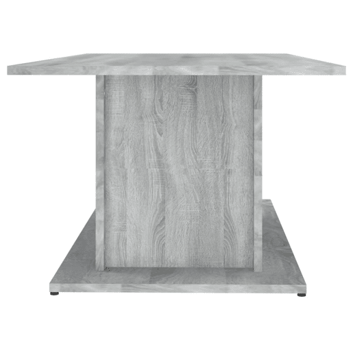 Mesa de Centro, Mesa baixa, 102x55,5x40 cm derivados de madeira cinza sonoma