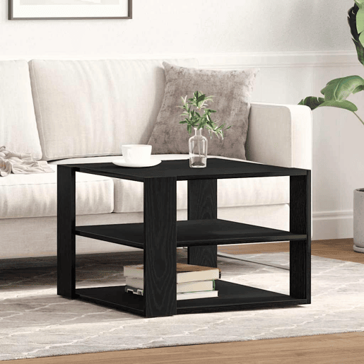 Mesa de Centro, Mesa baixa, Carvalho Preto 58 x 58 x 40 cm
