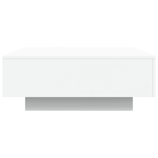 Mesa de Centro, Mesa baixa, 80x80x31 cm contraplacado branco