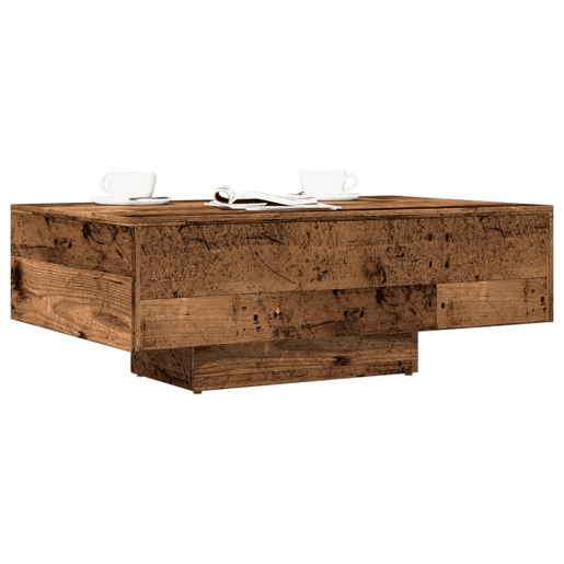 Mesa de Centro, Mesa baixa, 85x55x31 cm derivados de madeira madeira velha