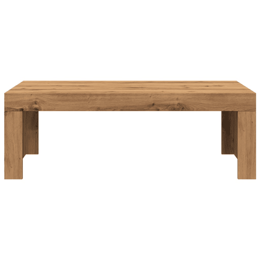 Mesa de Centro, Mesa baixa, 102x50x35 cm deriv. madeira carvalho artisiano