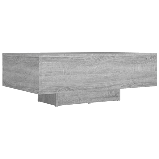 Mesa de Centro, Mesa baixa, 85x55x31 cm derivados de madeira cinzento sonoma