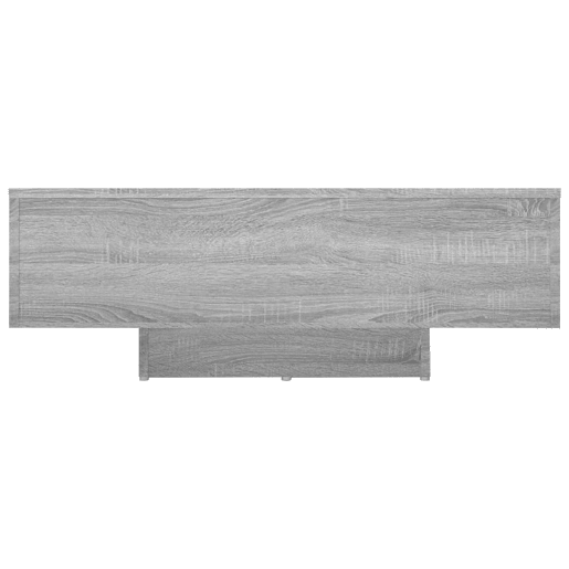 Mesa de Centro, Mesa baixa, 85x55x31 cm derivados de madeira cinzento sonoma