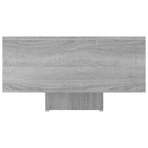 Mesa de Centro, Mesa baixa, 85x55x31 cm derivados de madeira cinzento sonoma