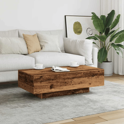 Mesa de Centro, Mesa baixa, 100x49,5x31 cm derivados madeira madeira velha