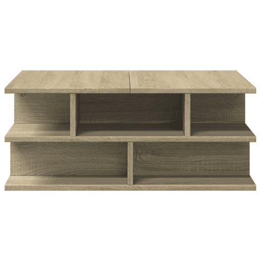 Mesa de Centro, Mesa baixa, 70x70x29 cm contraplacado carvalho sonoma