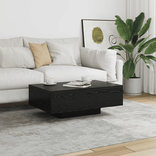 Mesa de Centro, Mesa baixa, Carvalho Preto 85 x 55 x 31 cm