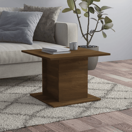 Mesa de Centro, Mesa baixa, derivados de madeira carvalho castanho