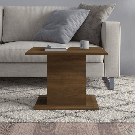 Mesa de Centro, Mesa baixa, derivados de madeira carvalho castanho
