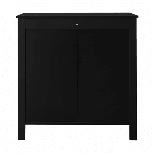 Aparador?Cómoda com 4 gavetas - aglomerado de partículas - Preto