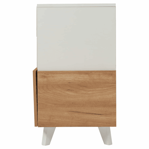 Aparador moderno 150 cm - Aparador com arrumação - Branco brilhante
