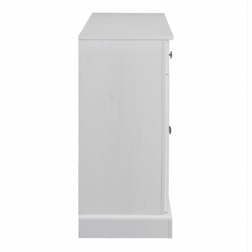 Aparador com 4 portas e 2 gavetas - madeira - altura 86 cm - branco