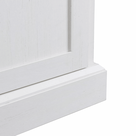 Aparador com 4 portas e 2 gavetas - madeira - altura 86 cm - branco