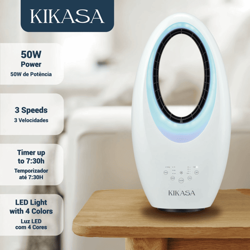 Ventilador sem Pás com Luz LED 50W Ventilador sem Pás com Luz LED 50W