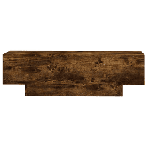 Mesa de Centro, Mesa baixa, 100x49,5x31 cm derivados madeira carvalho fumado