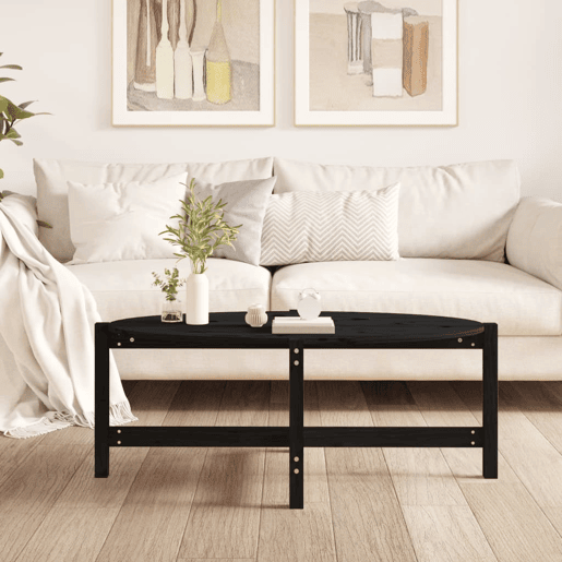 Mesa de Centro, Mesa baixa, 118x63x45 cm madeira de pinho maciça preto Mesa de Centro, Mesa baixa, 118x63x45 cm madeira de pinho maciça preto
