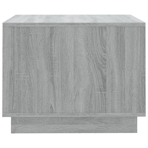 Mesa de Centro, Mesa baixa, 55x55x43 cm derivados de madeira cinza sonoma