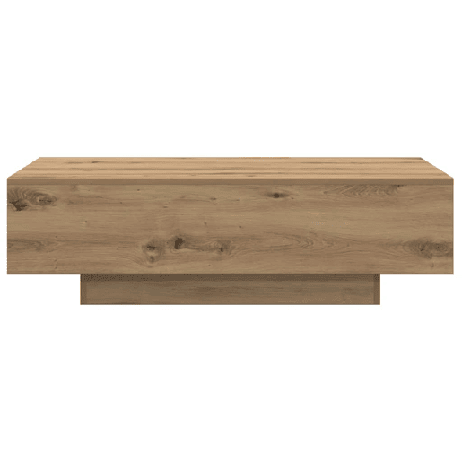 Mesa de Centro, Mesa baixa, 100x49,5x31 cm derivados madeira carvalho artisiano