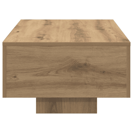 Mesa de Centro, Mesa baixa, 100x49,5x31 cm derivados madeira carvalho artisiano