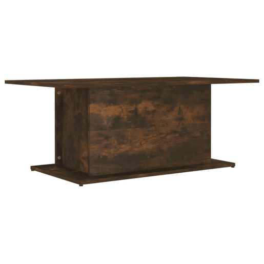 Mesa de Centro, Mesa baixa, 102x55,5x40 cm derivados madeira carvalho fumado