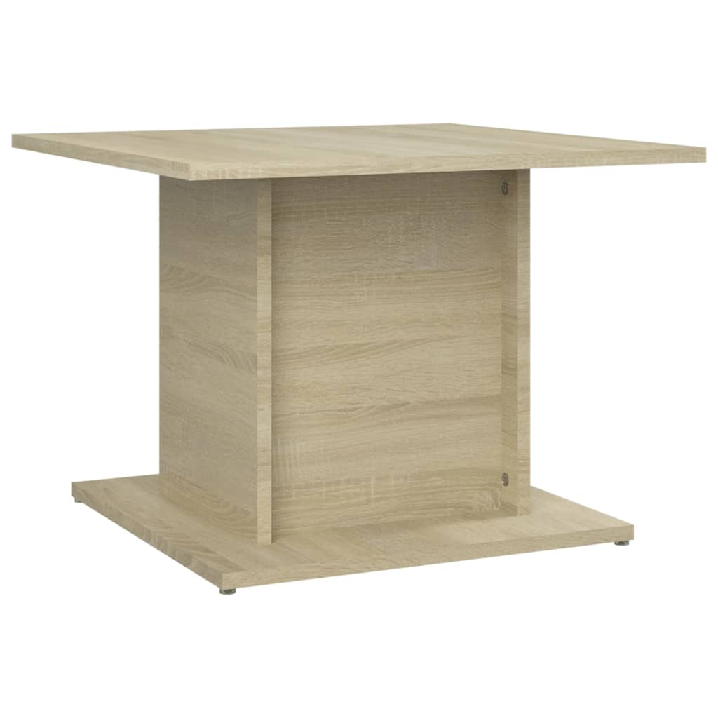 Mesa de café - mesa de centro madera ingeniería roble sonoma 55,5x55,5x40 cm