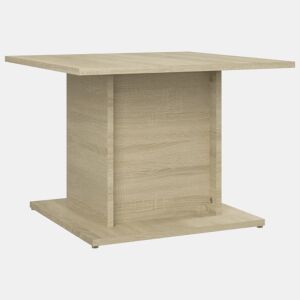 Mesa de Centro, Mesa baixa, 55,5x55,5x40cm derivados madeira carvalho sonoma