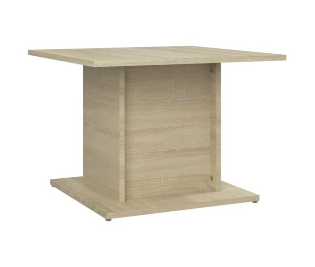 Mesa de café - mesa de centro madera ingeniería roble sonoma 55,5x55,5x40 cm