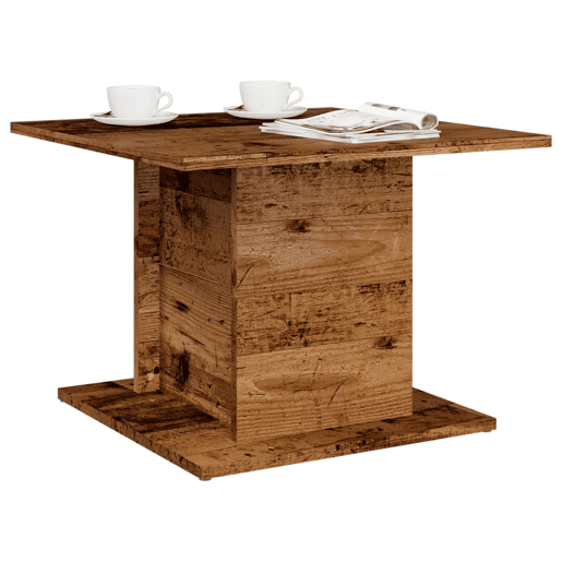 Mesa de Centro, Mesa baixa, 55,5x55,5x40 cm derivados madeira madeira velha