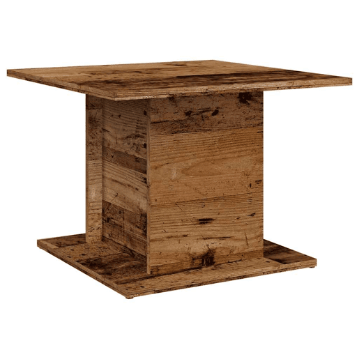Mesa de Centro, Mesa baixa, 55,5x55,5x40 cm derivados madeira madeira velha