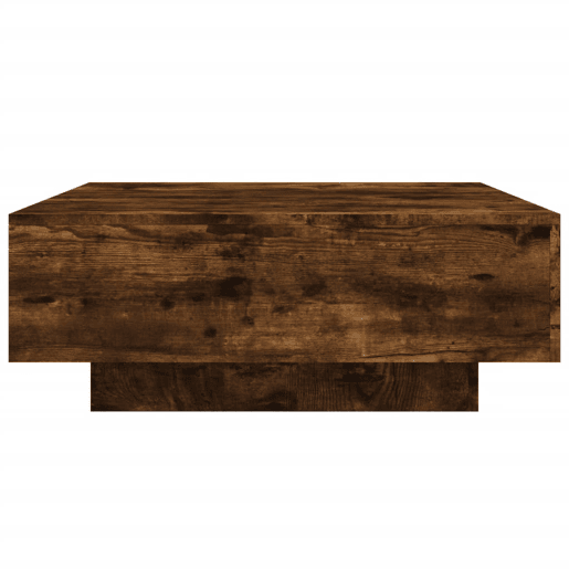 Mesa de Centro, Mesa baixa, 80x80x31 cm contraplacado carvalho fumado
